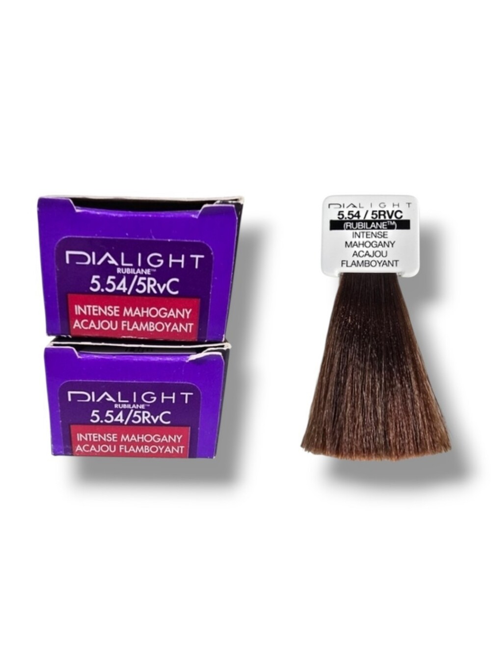 L'Oreal Professionnel DIALight 2 Tubes Ammonia-Free 5.54/5RvC Intense Mahogany